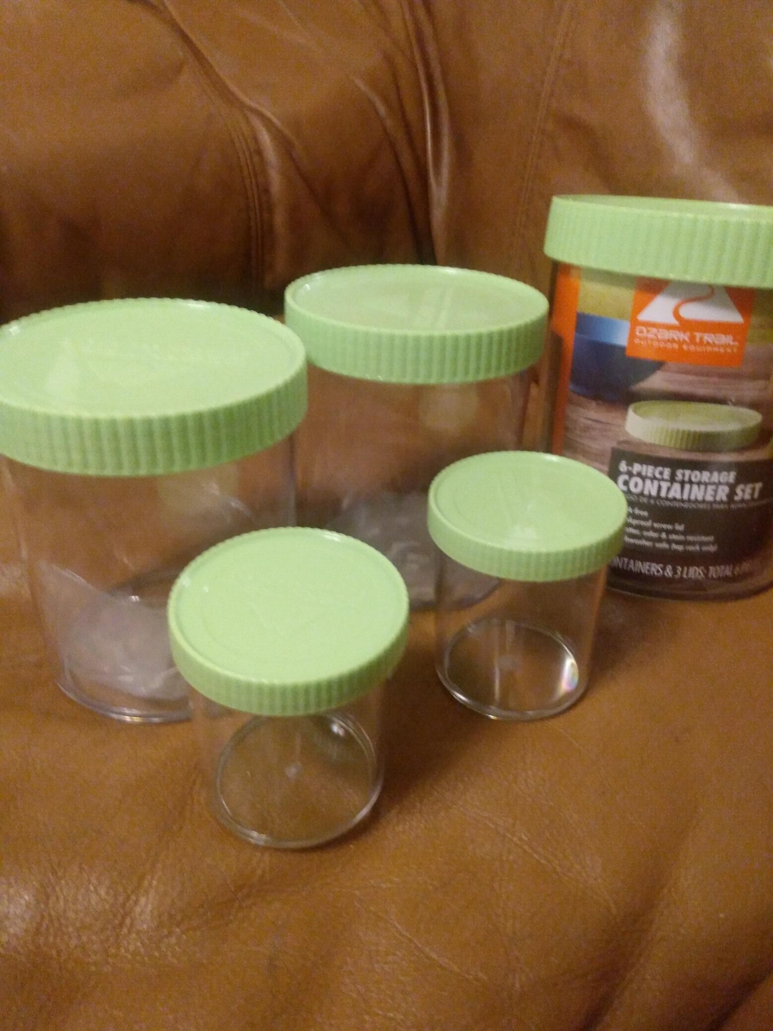 5 Storage Containers Set unused