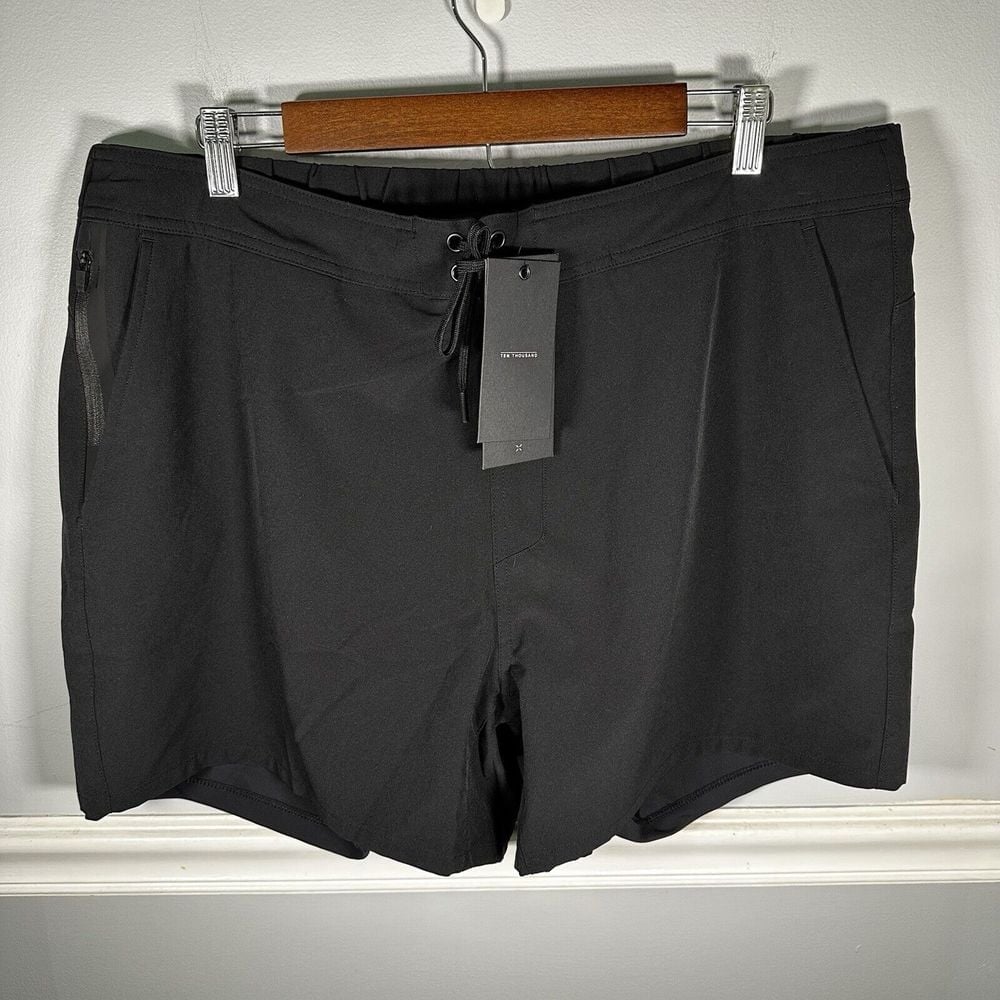 Ten Thousand Short Mens XXL Black 5'' Foundation Short Lined Workout Gym