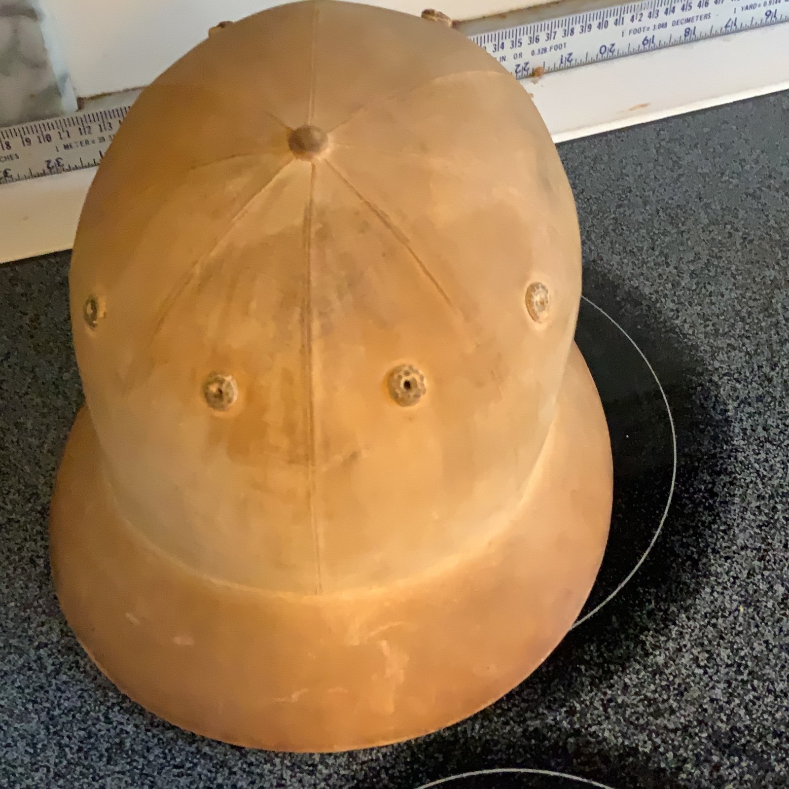 Polo Helmet 1930s Brooks Brothers , Rare