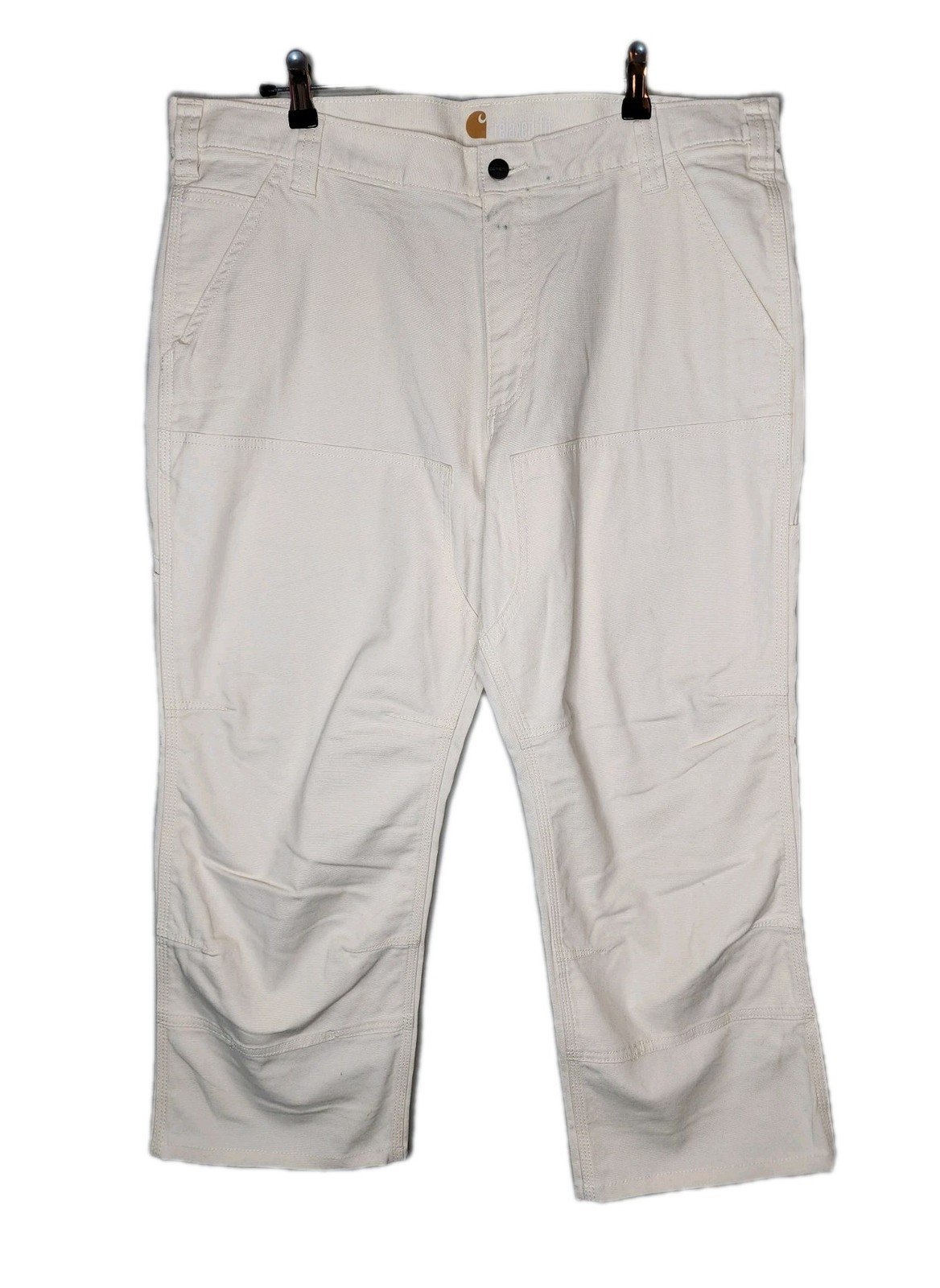 Carhartt White Double Knee Workwear Pants Size 38x25