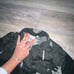 Chalmers Button Down Long Sleeve Palm Tree Sleep Shirt XS
