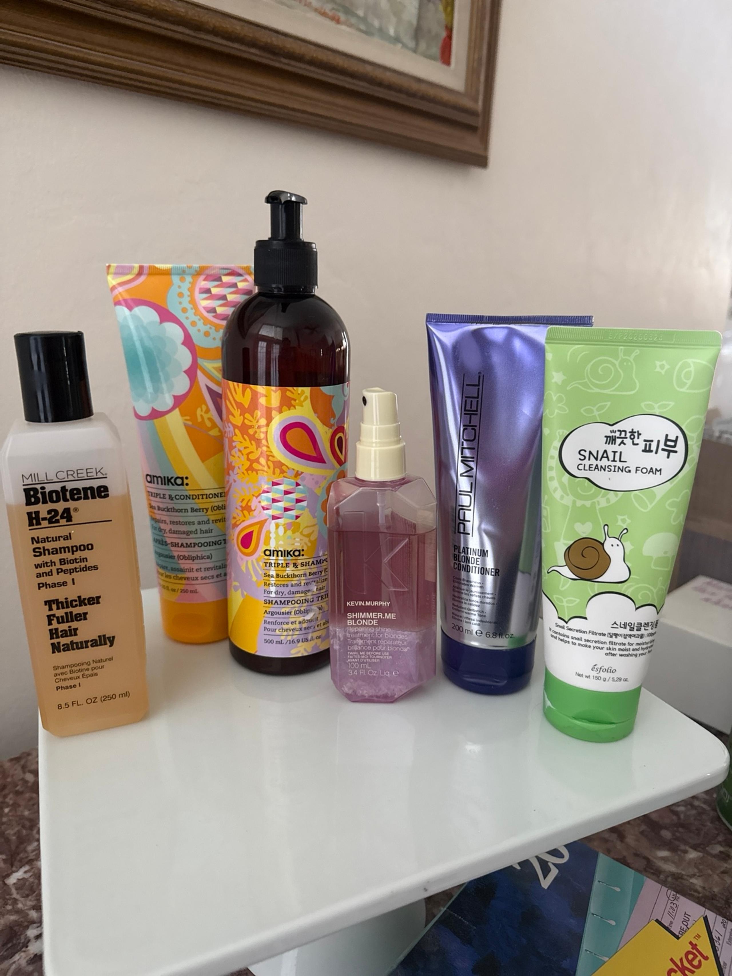 Beauty products 75-80% full