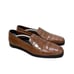 Everlane The 90's Croc-Embossed Loafer - Brown 8.5