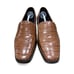 Everlane The 90's Croc-Embossed Loafer - Brown 8.5