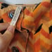 Jumpsuit orange patterned by Urban Outfitters