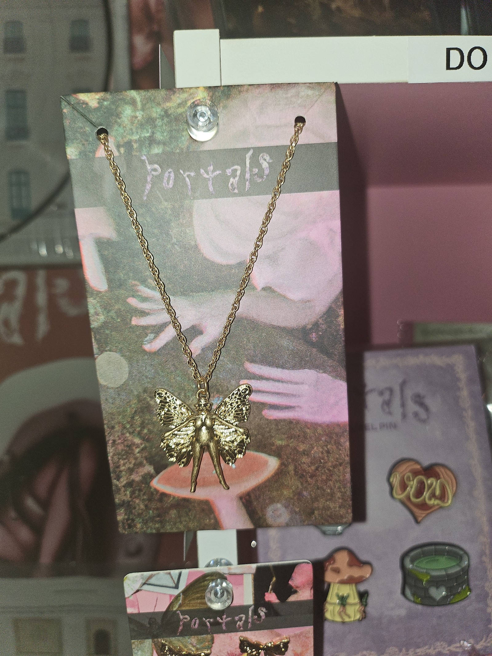 melanie martinez portals nymph butterfly necklace