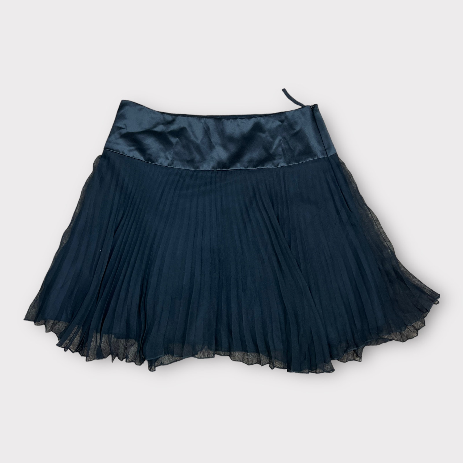 Neiman Marcus Monkey Wear | Girls Vintage Y2K Silk Sheer Pleated Skirt | 14