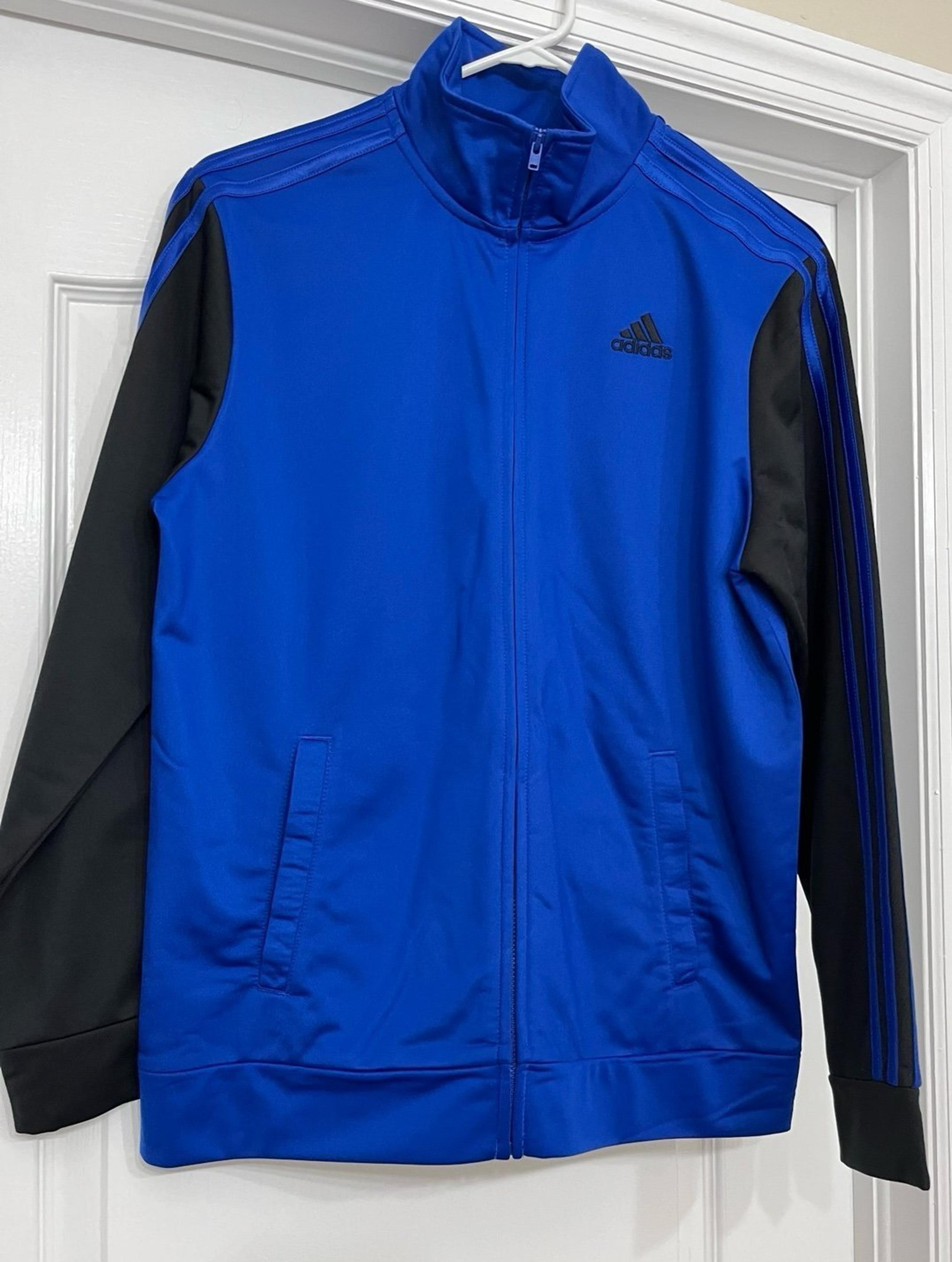 Adidas, blue jacket, unisex