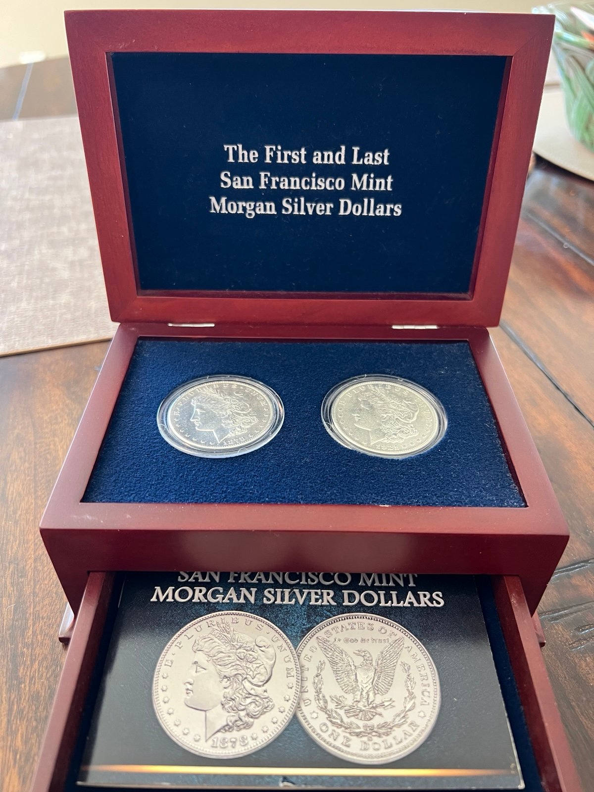 Morgan silver dollar pcs coins set