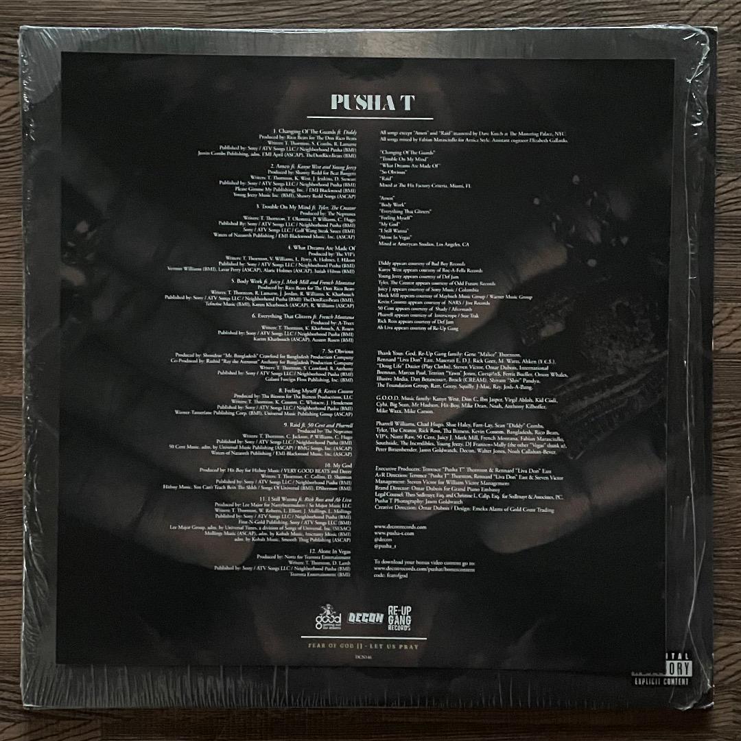 Pusha T – Fear Of God II Let Us Pray 2LP