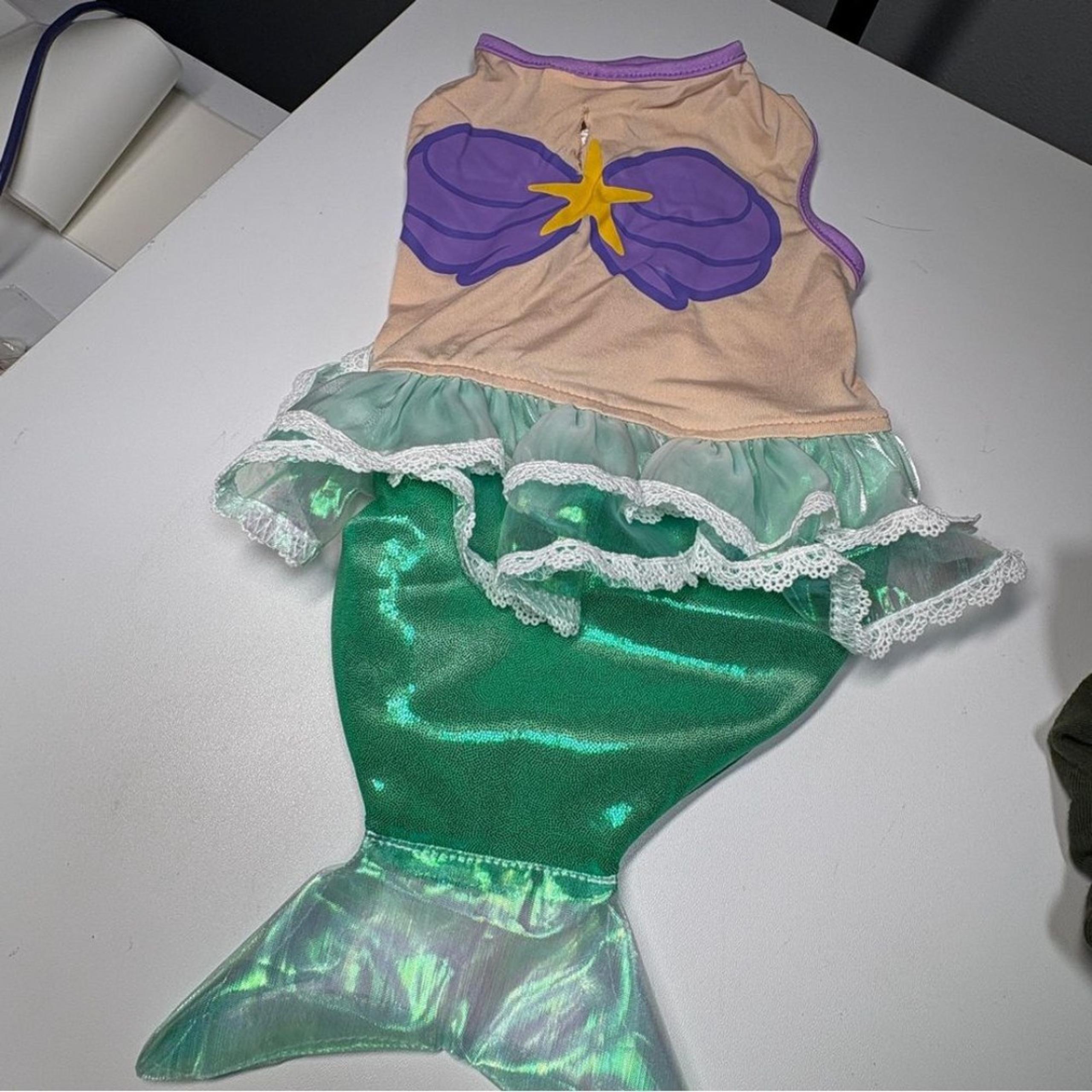 Mermaid Costume for dogs - Green and Purple