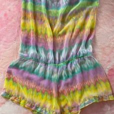 Sheer All-in-One Macaron Color Tie-Dye Style