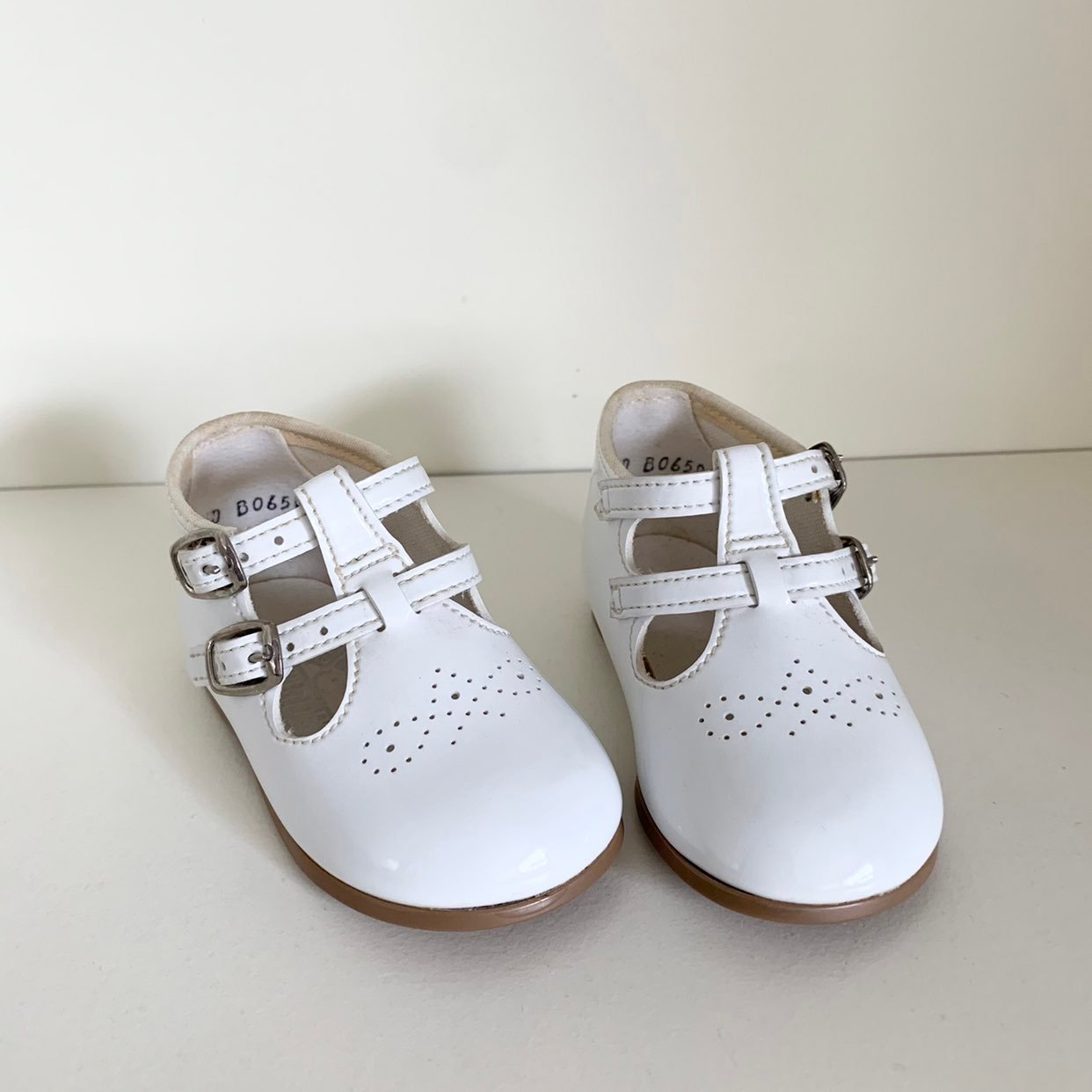 Vintage baby patent shoes