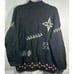 United Colors of Benetton Shetland Wool Sweater Italy Dark Grey Mens L/XL