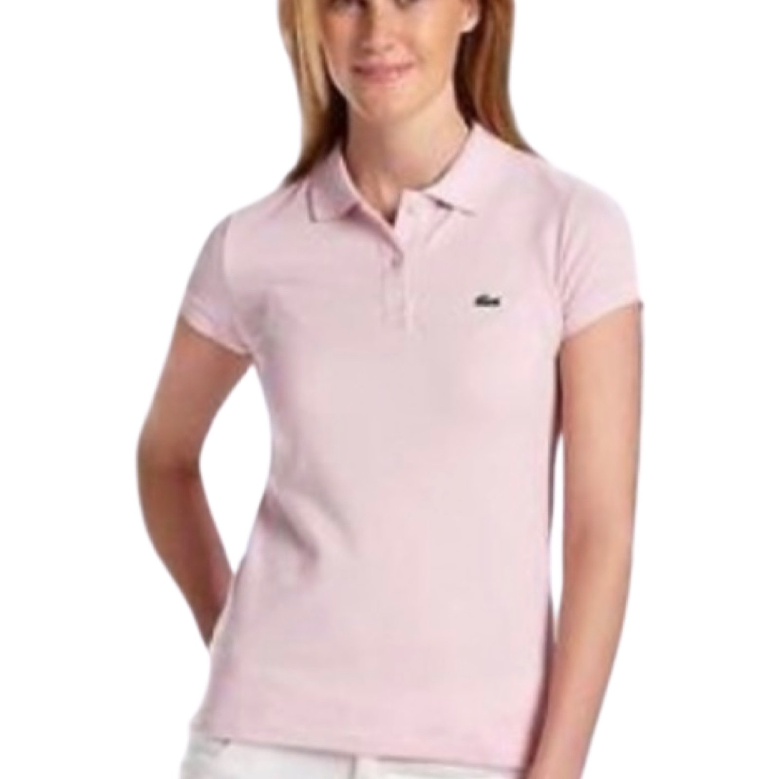 Lacoste Polo Shirt Light Pink Devanlay Short Sleeves