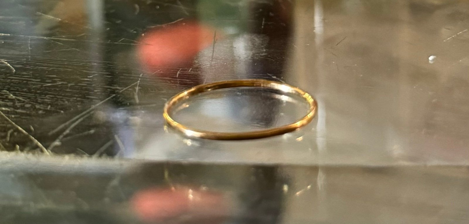 Catbird 14K yellow gold hammered ring size 8