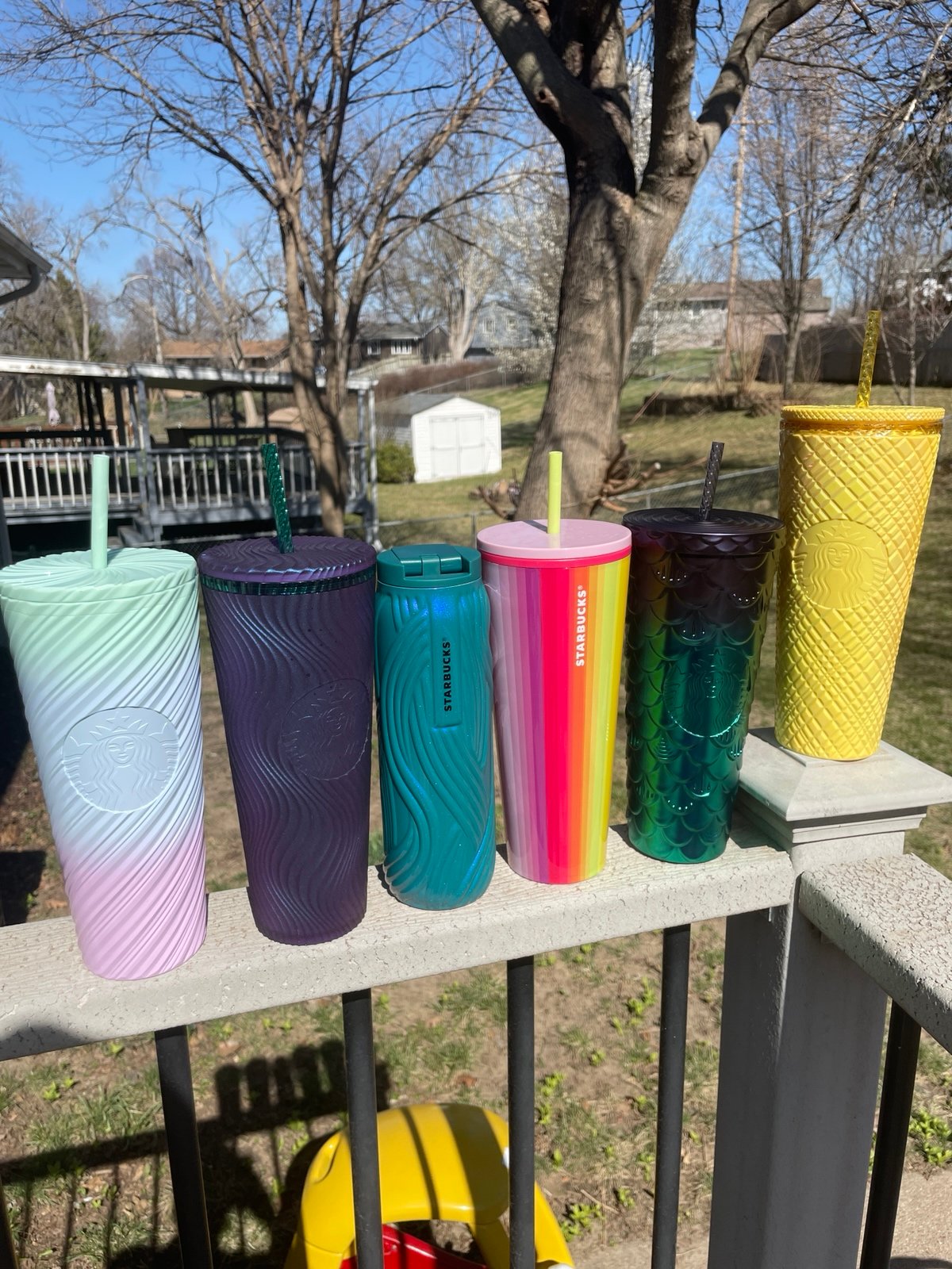 Starbucks tumblers