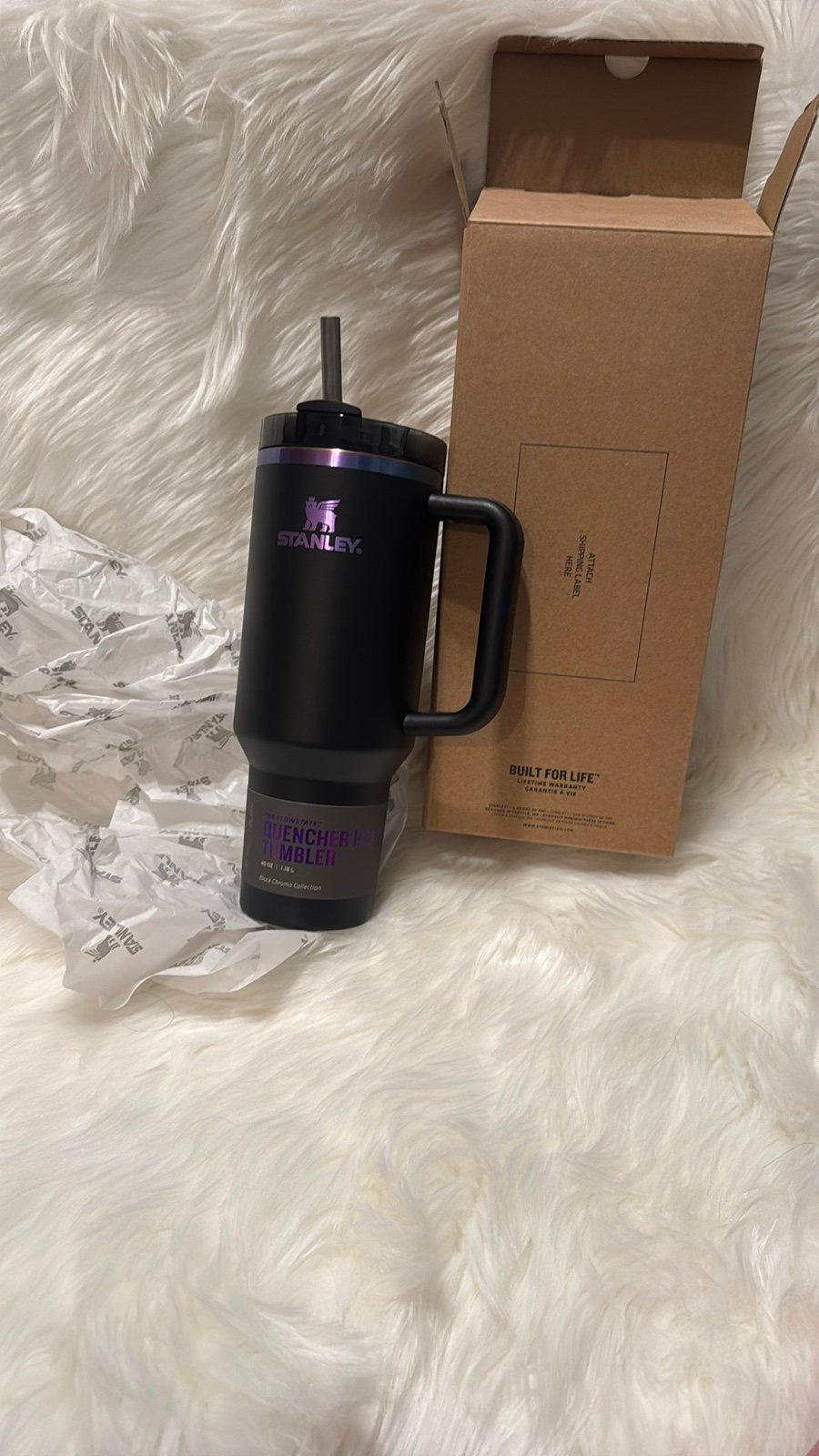 NEW Stanley Black Chroma 40 Oz. Quencher Cup