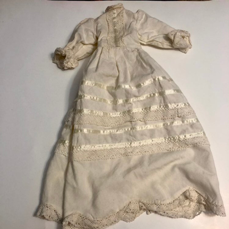 Tender Heart Treasures Vintage 19 Lace Christening Doll Dress
