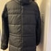 Landsend Mens Down coat Parka Small 34-36 Black NWT
