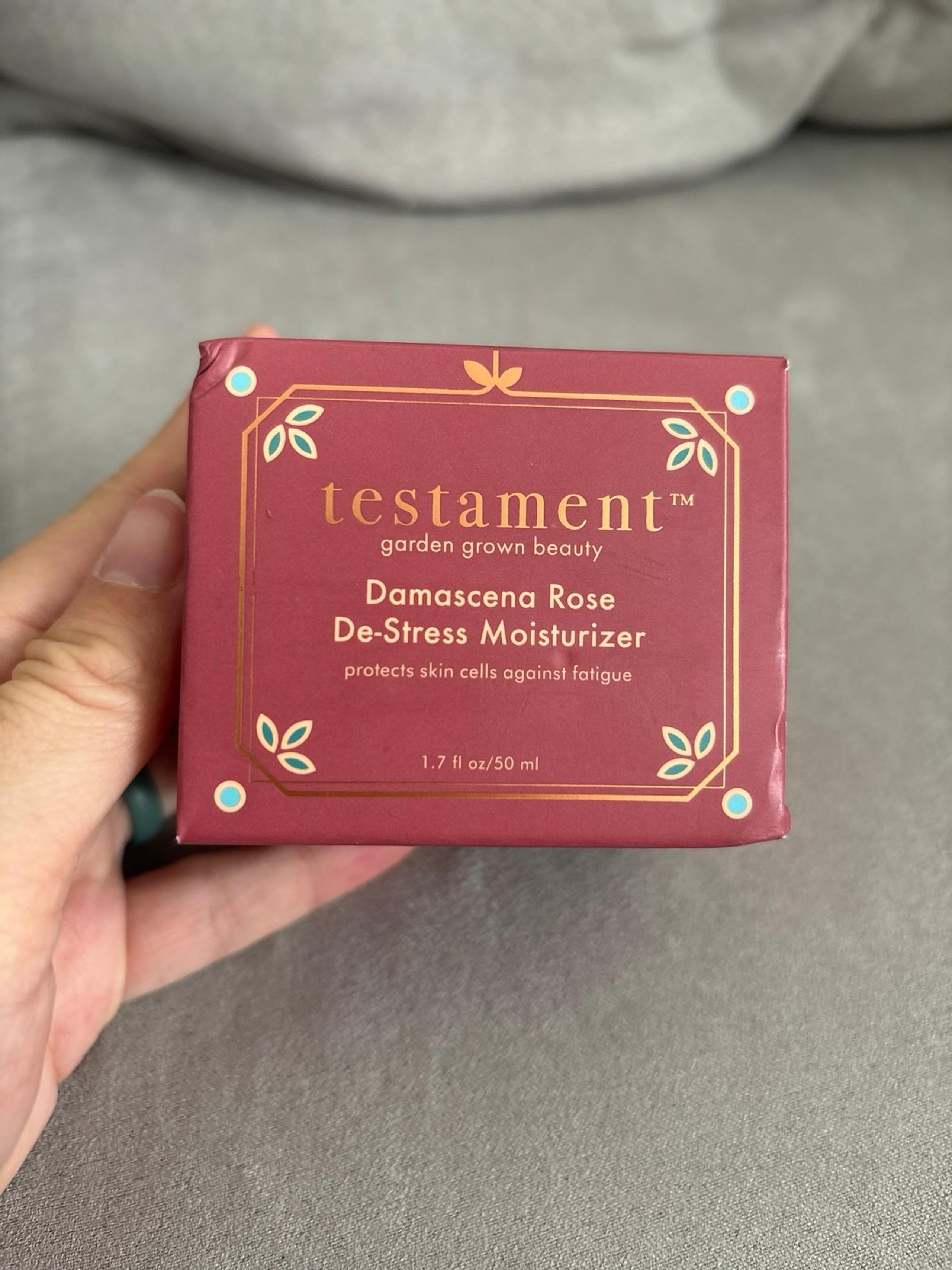 Testament Damascena Rose De-Stress Moisturizer
