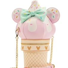 NWT Minnie Mouse Stitch Shoppe Soft Serve Ice Cream Crossbody