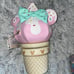 NWT Minnie Mouse Stitch Shoppe Soft Serve Ice Cream Crossbody