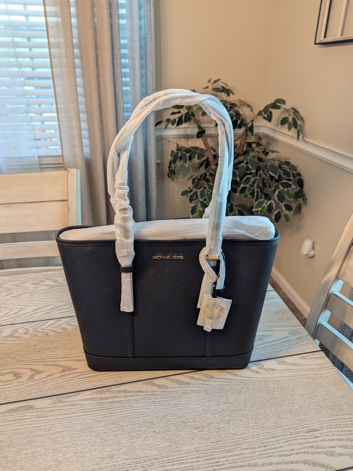 MICHAEL KORS Jet Set Small Saffiano Leather Tote NWT