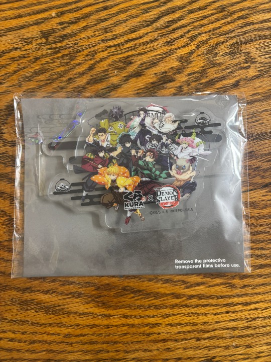 Demon Slayer Infinity Castle x Kura Sushi Limited Edition Acrylic Stand