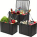 3pcs Reusable Grocery Bag, Foldable Washable Insulation Bag, Large Capacity Shop