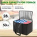 3pcs Reusable Grocery Bag, Foldable Washable Insulation Bag, Large Capacity Shop