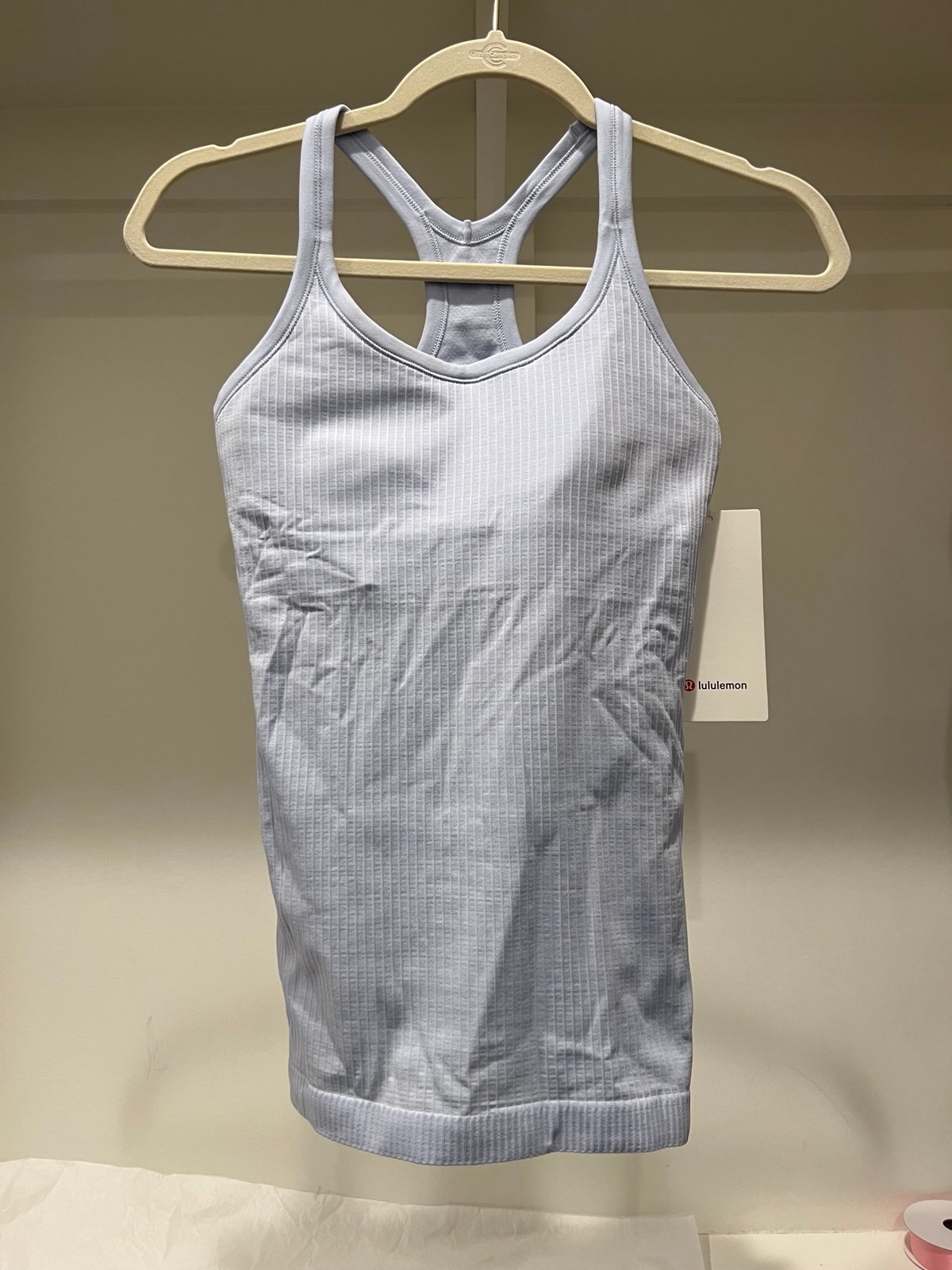 NWT Lululemon Ebb to Street Tank - Pastel Blue PSLB - Sz 4