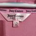 NWT Juicy Couture Sleepwear Ladies Cashmere Rose Pink Velour Luxe Bling Logo