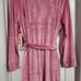NWT Juicy Couture Sleepwear Ladies Cashmere Rose Pink Velour Luxe Bling Logo
