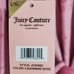 NWT Juicy Couture Sleepwear Ladies Cashmere Rose Pink Velour Luxe Bling Logo