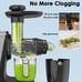 Masticating Juicer, NXONE Cold Press Juicer for Vegetable and Fruit,3spd Machine