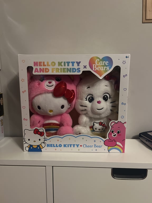 Hello Kitty and Friends x Care Bears Plush Set