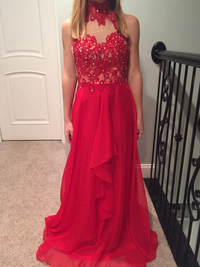 Red prom dress