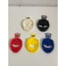 Vintage 1995 Lot of 5 Power Rangers Cookie Cutters by Wilton