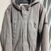 Old Stussy Grey Fleece Bomber Jacket