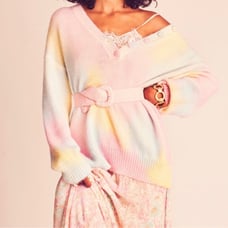 LoveShackFancy Naveen Alpaca Wool Hand-dyed Sweater XS