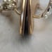 kate spade Imani Gold Faux Pearl Jeweled Thong Open Toe Ankle Strap Sandals 9.5
