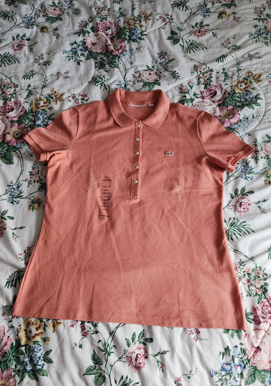 Women's Lacoste 5-button Polo shirt