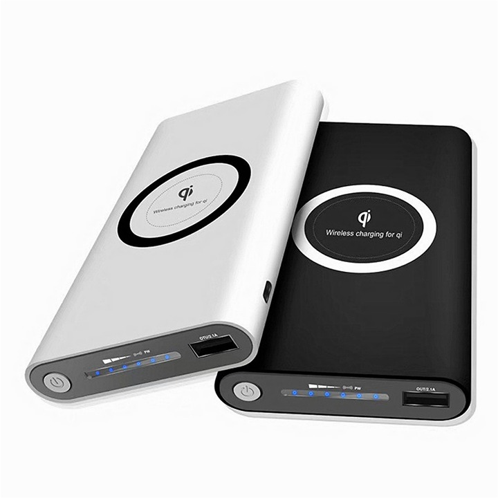 New Arrival 10000mAh Portable Wireless Charging Powerbank External Battery Phone