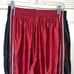 Adidas Track Pants Men L Red Vintage Retro Metallic Shimmer Athletic Old School