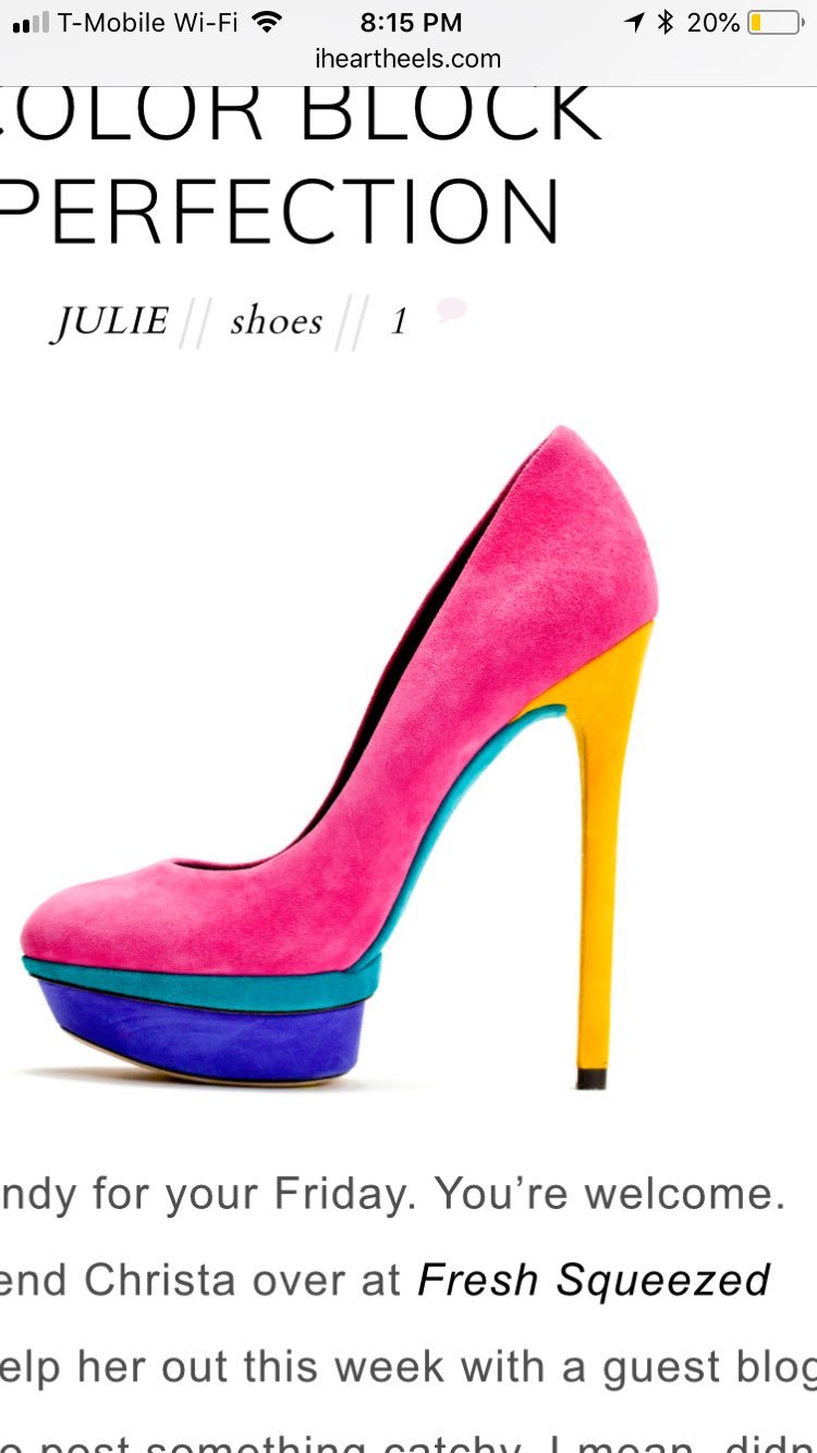 Brian Atwood Multi-color Fontanne Pumps