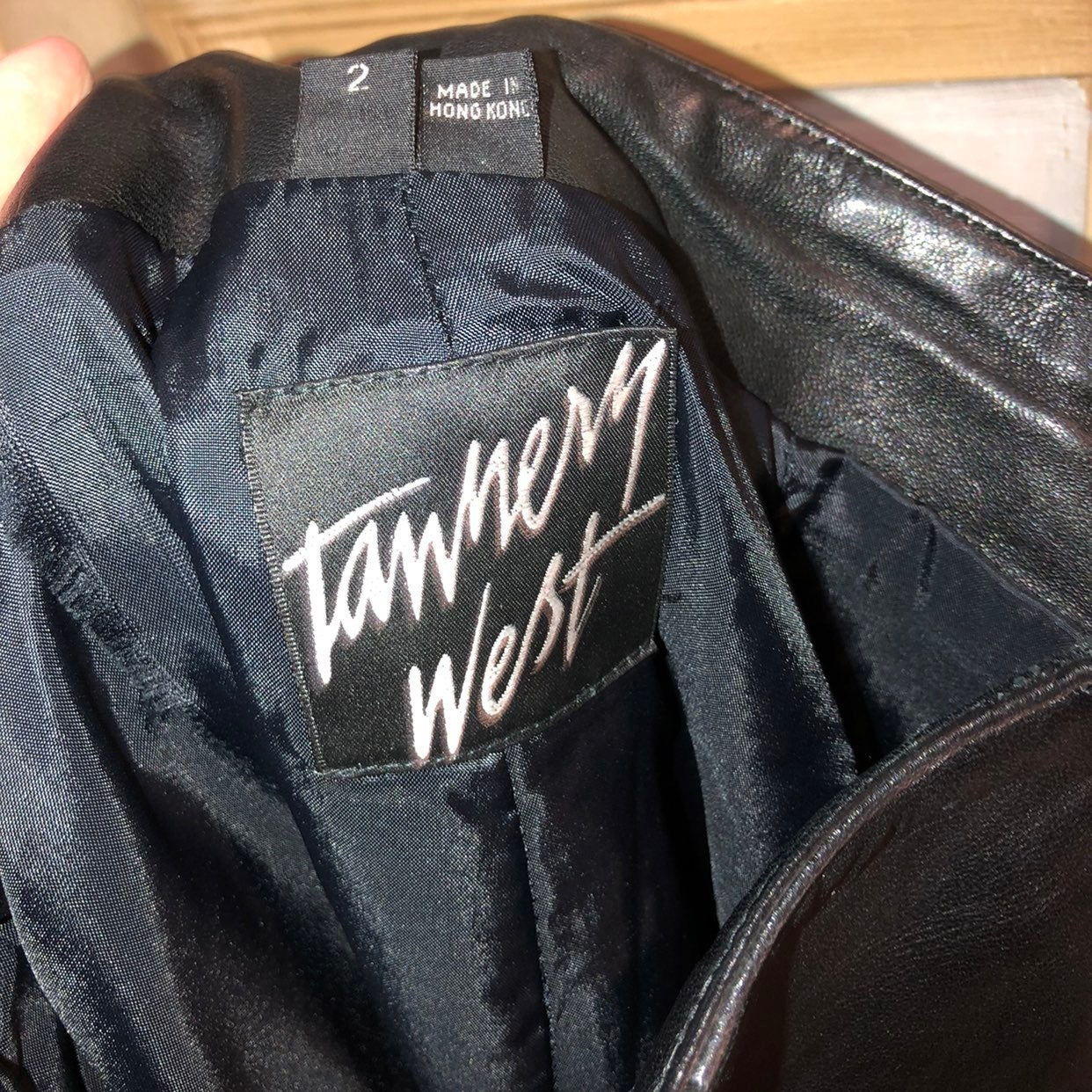 Tannery west vintage leather pants