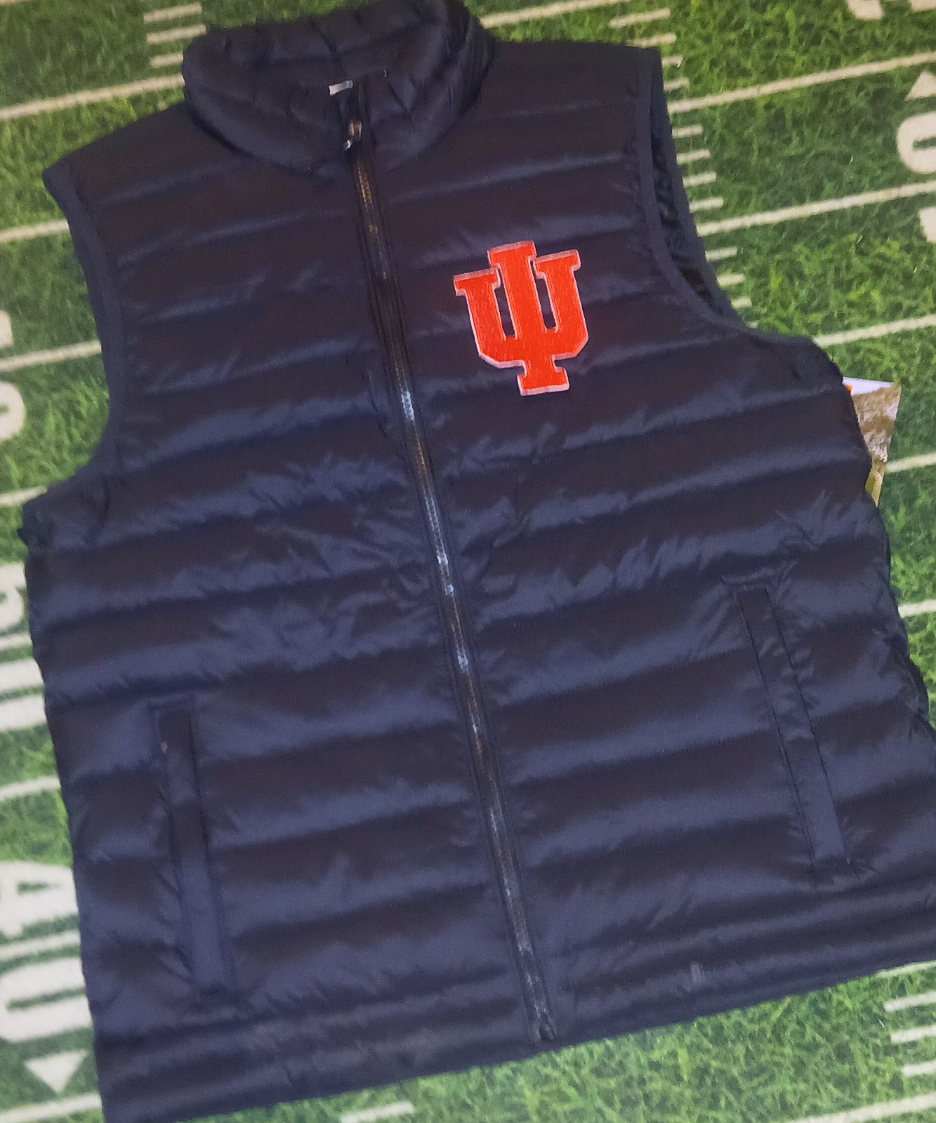 Indiana Hoosiers Men's Puffer Vest Jacket Coat NWT