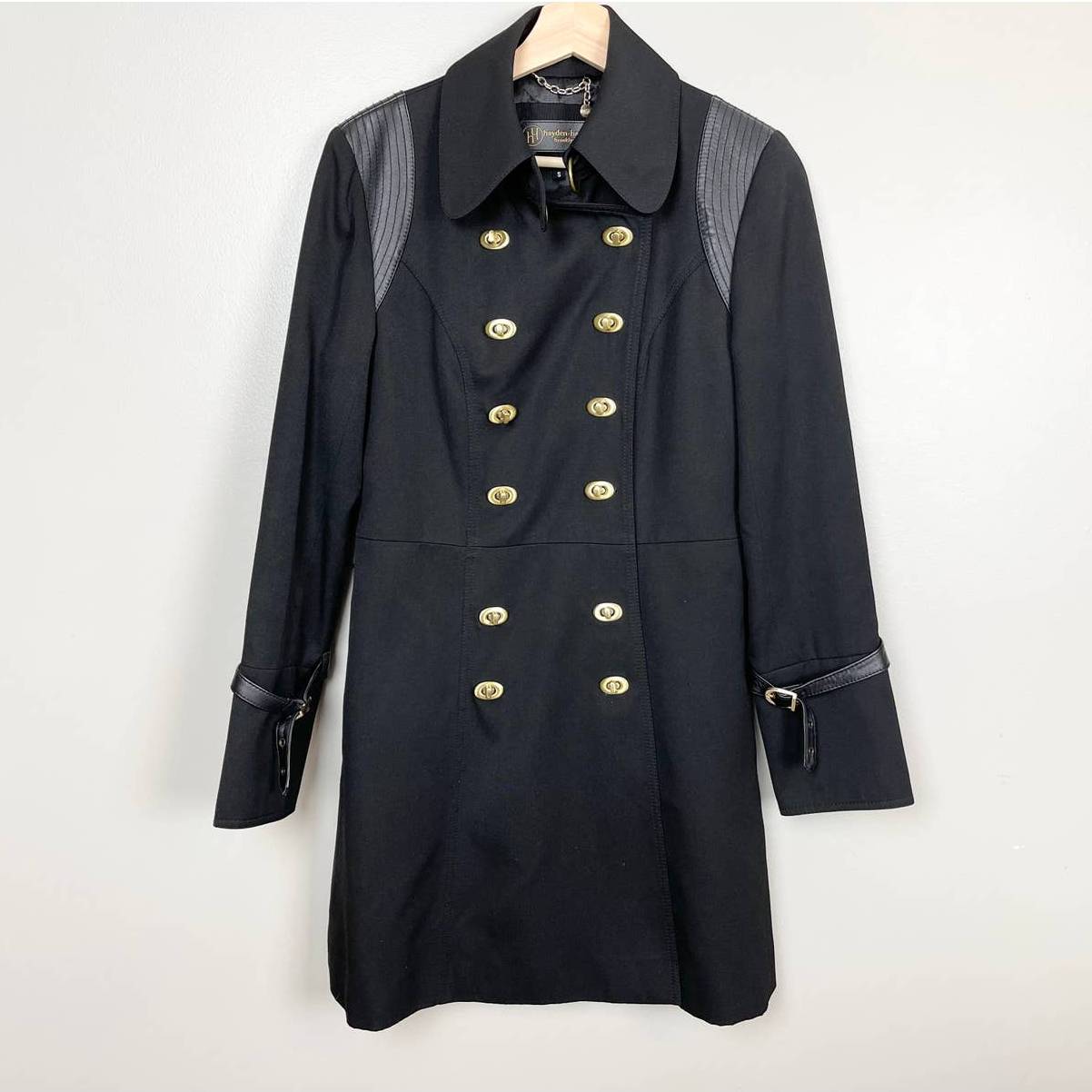 Hayden Harnett Black Trench Coat