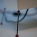 95*5 Leaf Floor Lamp - 107 cm (3'6) On Wire Stand, Handmade Modern Living Room